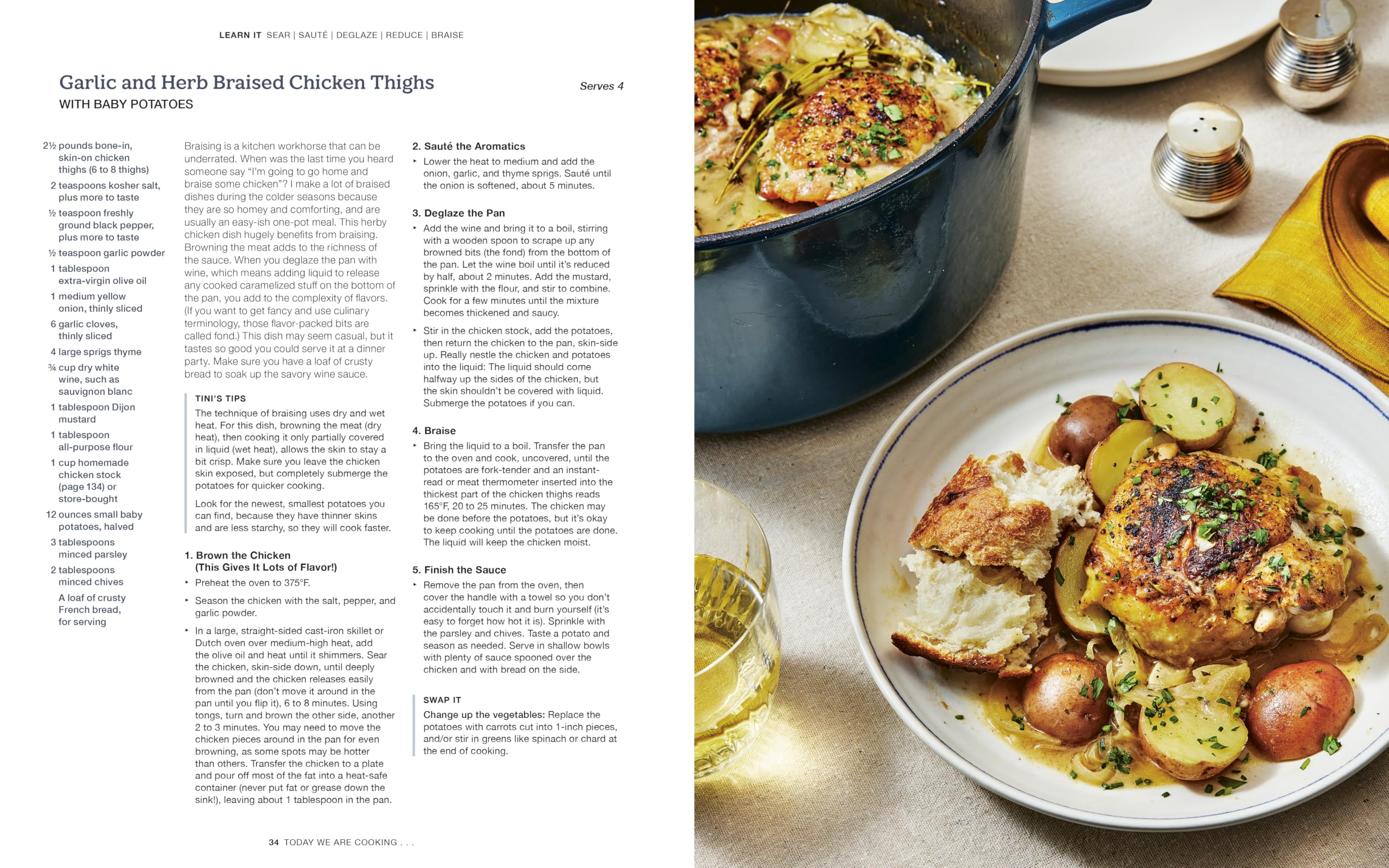 Today We Are Cooking . . .: Recipes That Teach You to Think Like a Chef