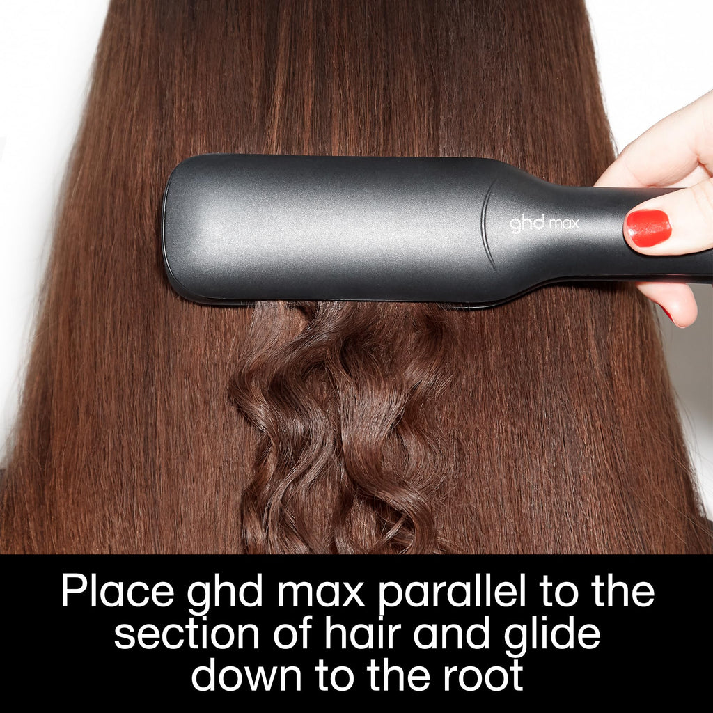 ghd Max Styler Flat Iron Hair Straightener, Black