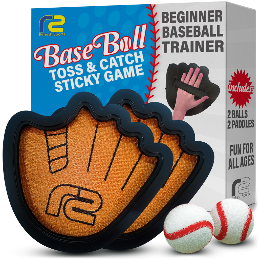 Toss and Catch Ball Set: Fun Ball and Catch Game - Best Baseball Gifts for Boys & Girls - Baseball Glove Kids Toy - Toddler Boy Toys & Birthday Gift Idea for 9 8 7 6 5 4 3 + Year Old Boy Birthday Gift