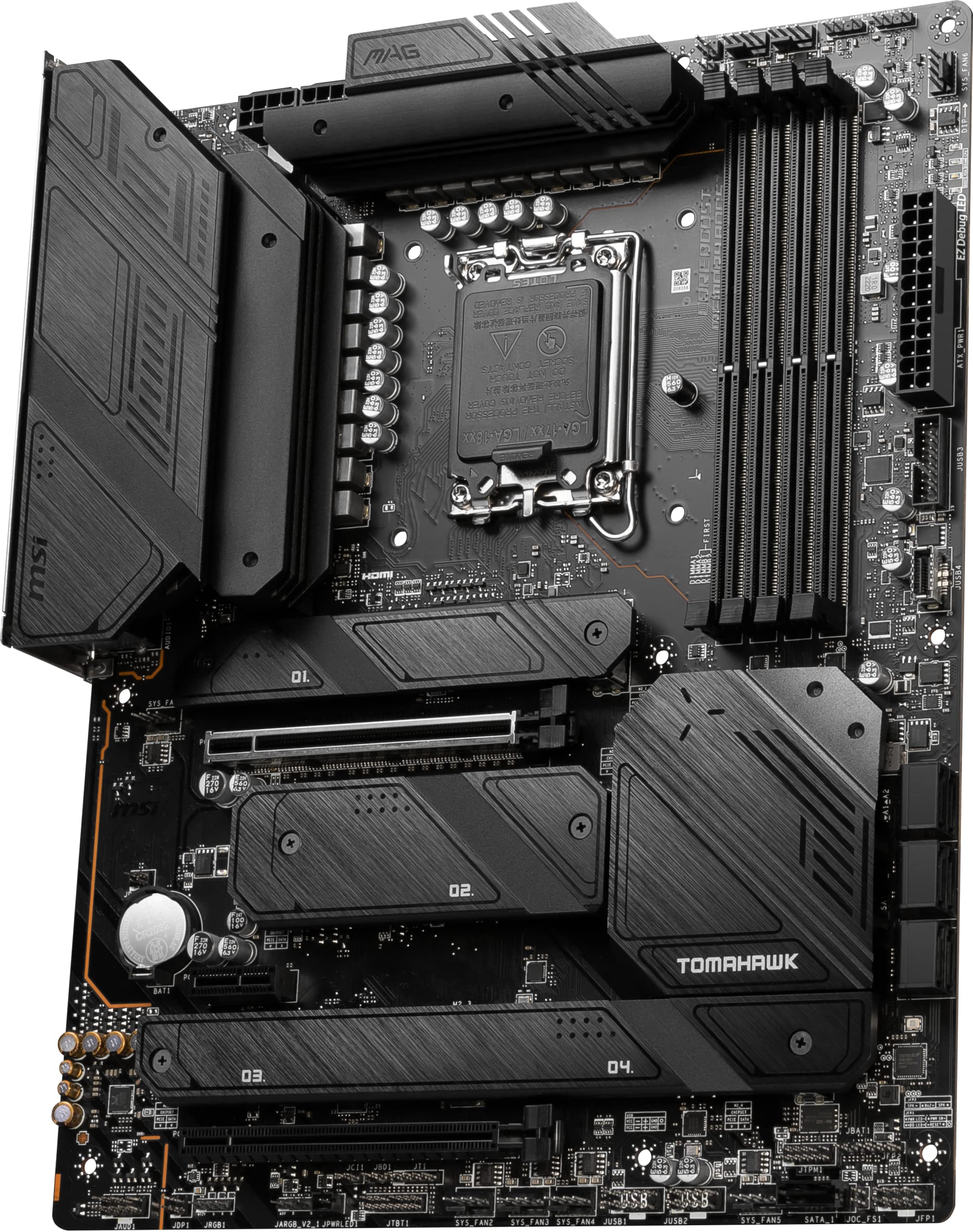 MSI MAG Z790 Tomahawk WiFi Computer Gaming Motherboard (Supports 12th/13th Gen Intel Processors, LGA 1700, DDR5, PCIe 5.0, M.2, USB 3.2 Gen2, Wi-Fi 6E, ATX) Intel Gaming PC Motherboards (Renewed)
