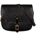 Time Resistance Leather Crossbody Bag for Women - Handbag, Shoulder Bag, Messenger, Purse (Black) - Gift Box Included