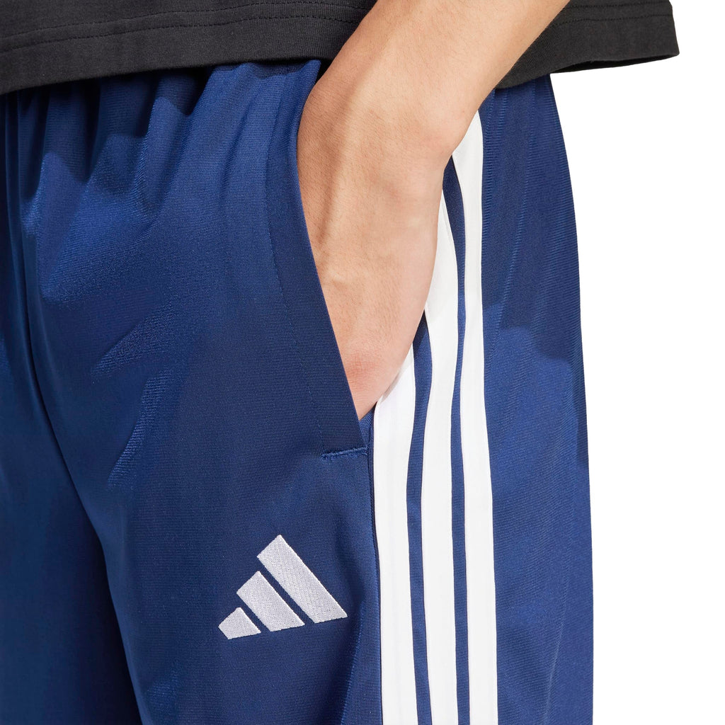Adidas Men's 3-Stripes Tricot Regular Fit Sportswear Shorts, Dark Blue, X-Large