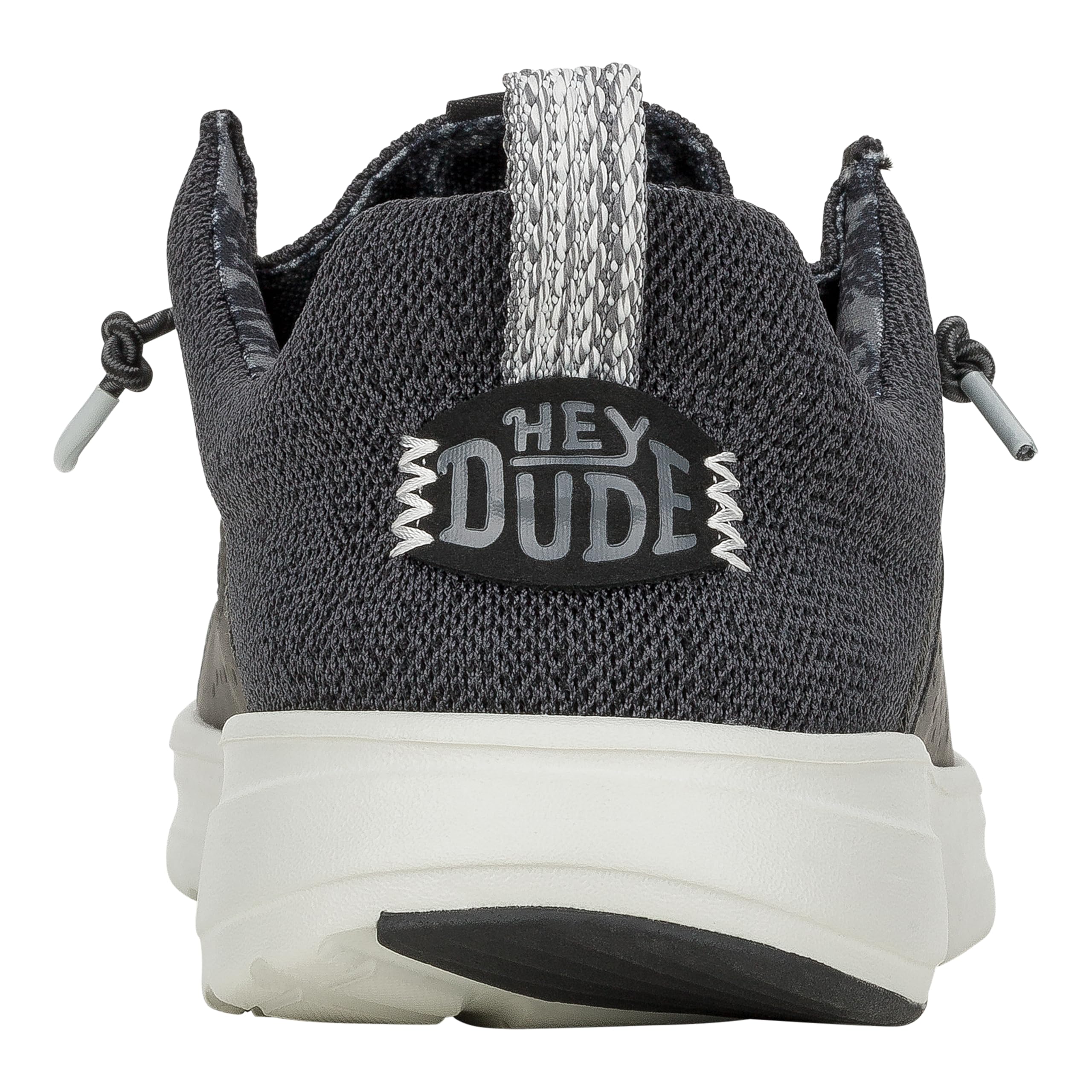HEYDUDE Wally Hey2O Mesh Black/Monument Grey Size 10, Men’s Shoes, Men's Slip-on Loafers, Comfortable & Light-Weight