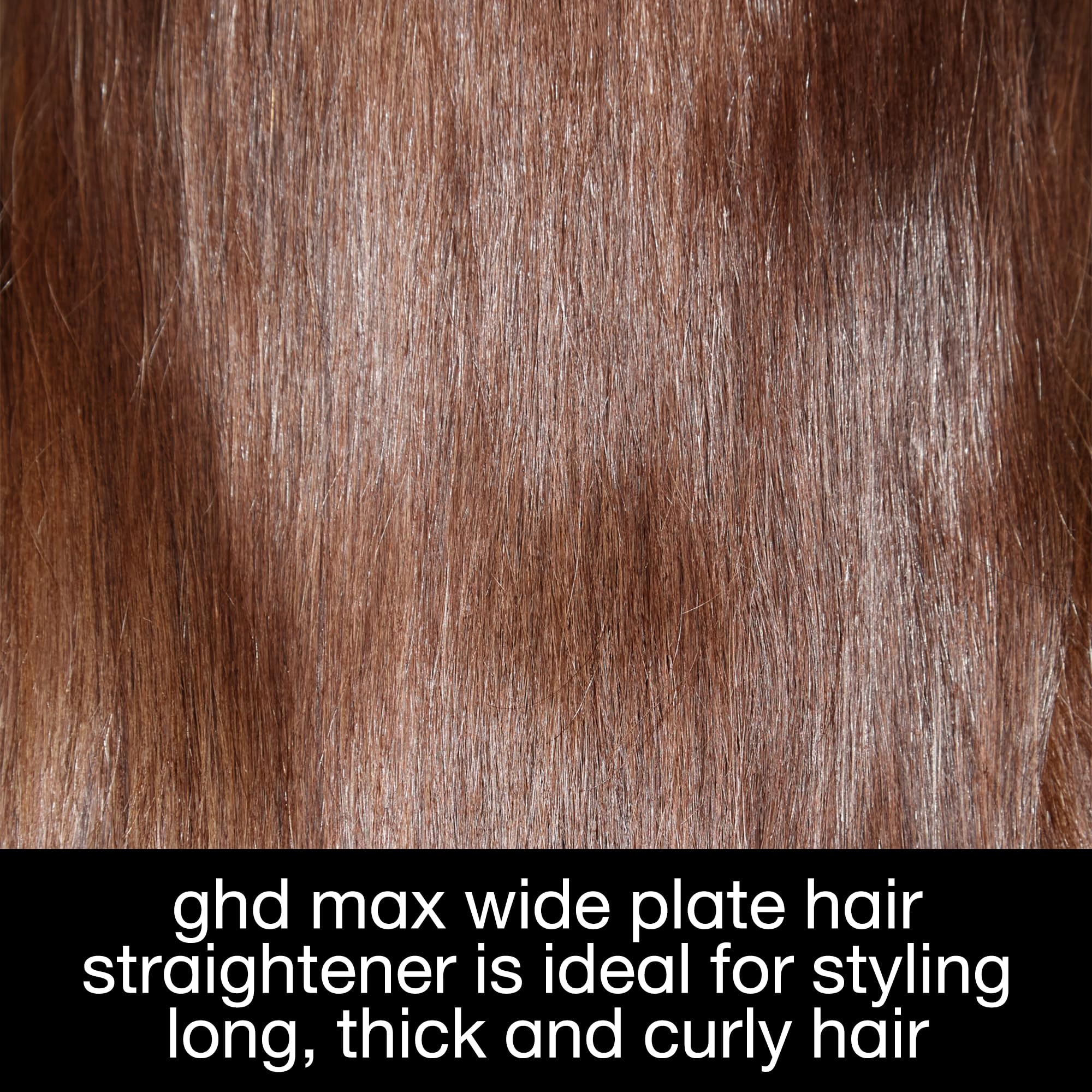 ghd Max Styler Flat Iron Hair Straightener, Black