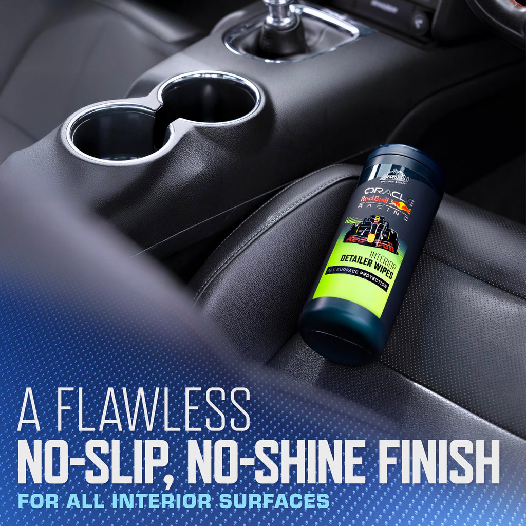 Armor All Podium Series Car Interior Detailer Wipes, Large Car Cleaner Wipes with UVA and UVB Protection, Developed With Oracle Red Bull Racing, 25 Count