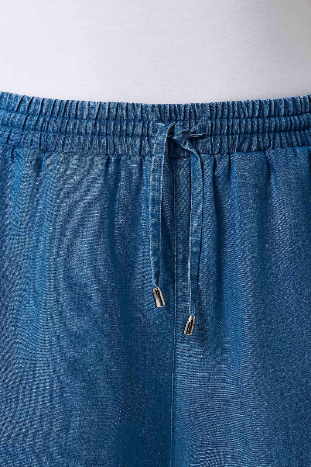 Chambray Shorts - UPF 50+ Sun Protection - Enclave in Light Indigo Chambray