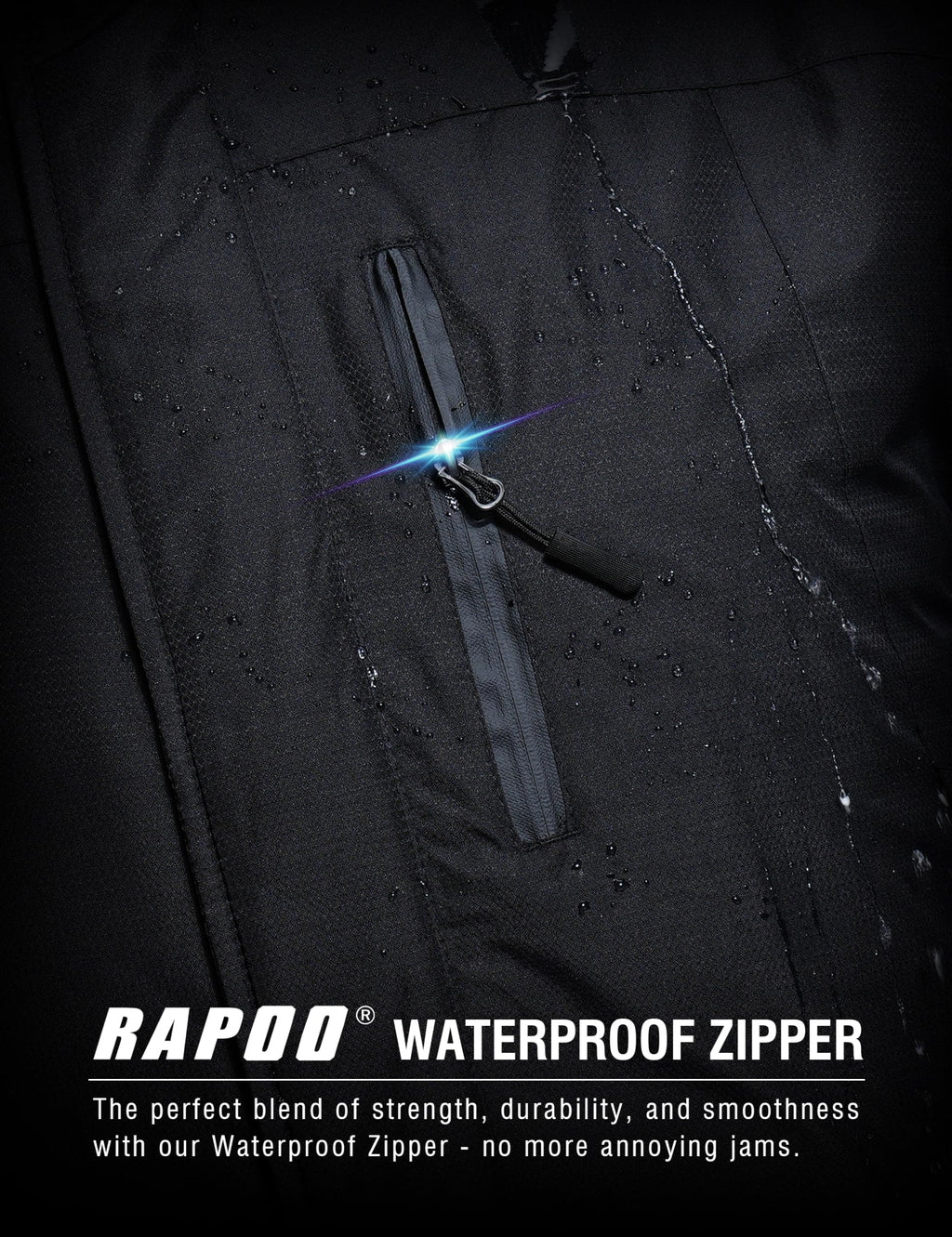 Rapoo Winter Jackets for Men Winter Coats for Men Rain Waterproof Windbreaker Warm Snowboard Ski Snow Softshell Jacket Coats Raincoat Darkgrey 2XL