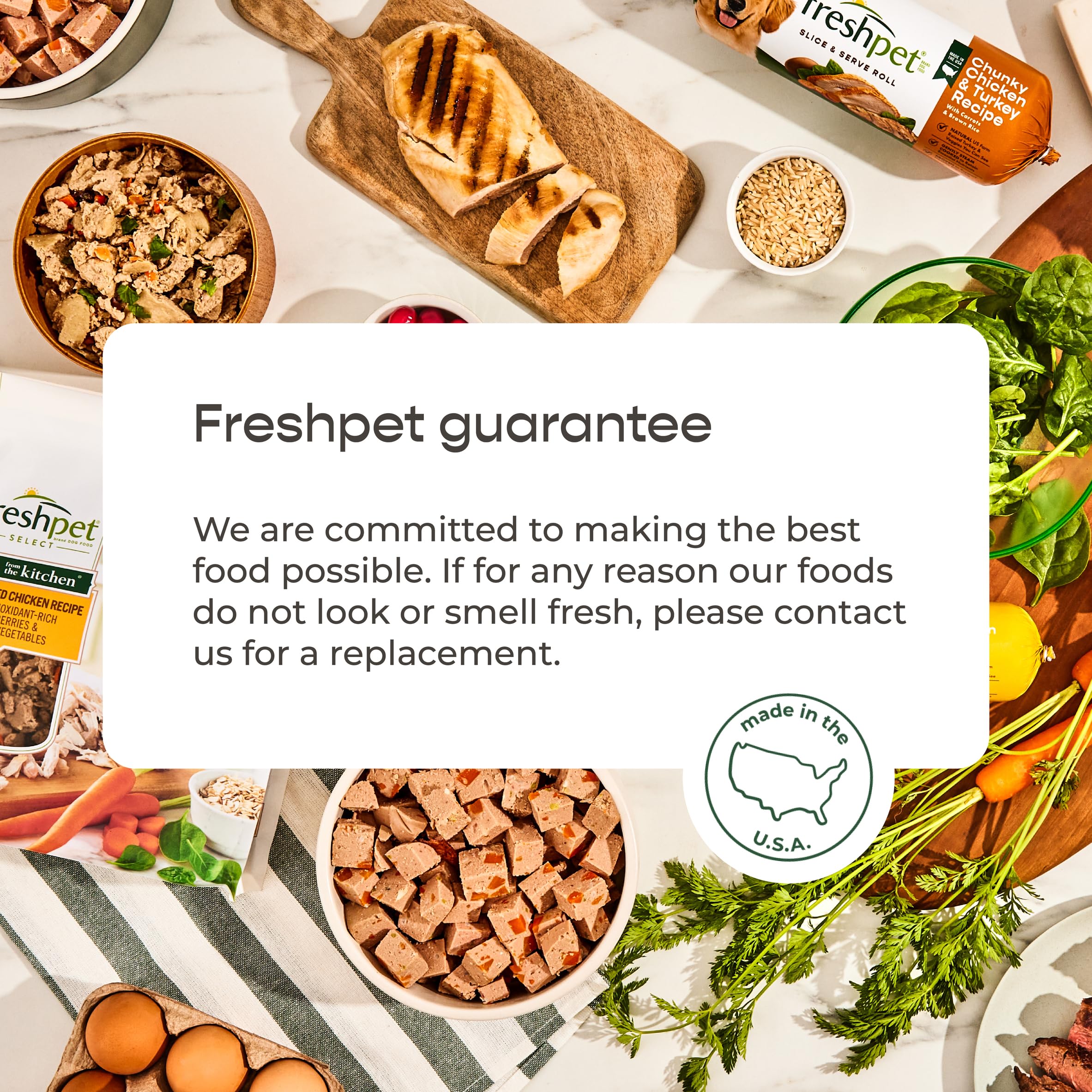 Freshpet Fresh Dog Food, Slice & Serve Roll, Small Dog Grain Free Chicken & Turkey Recipe, 1 lb.