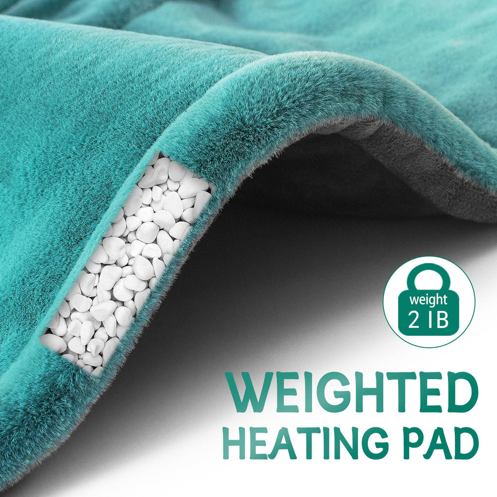 IZZUBIZ Mothers Day Gifts for Mom from Daughter Son, Neck Shoulder Heating Pad Gift for Wife, Fathers Day Dad Gifts, Electric Weighted Heat Pads for Back, Cramps and Leg, Gifts for Women Men Christmas