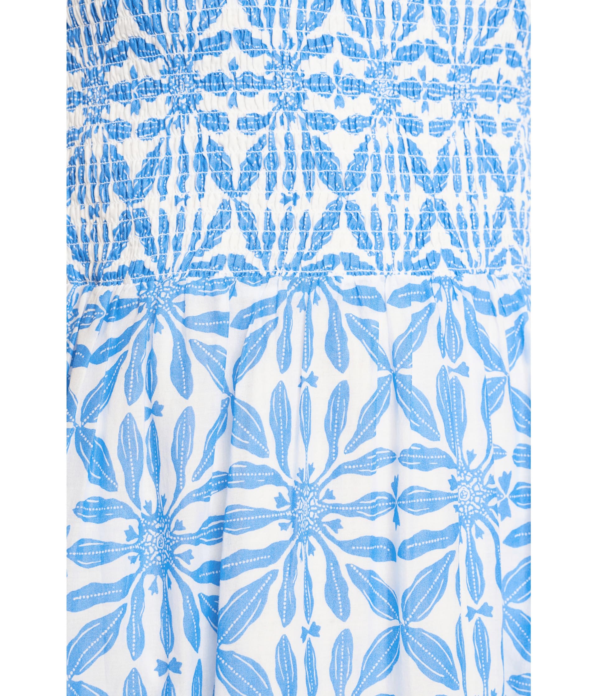 vineyard vines Ellen Maxi Dress, Haven Tile Blue, M