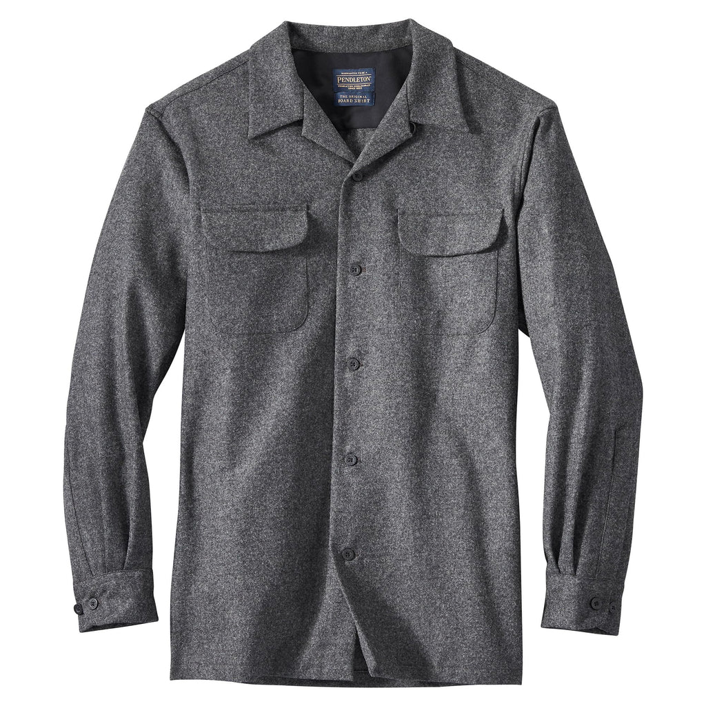 Pendleton Men's Iconic 100% Wool Board Shirt, Oxford Mix, Reg Fit, XXXL