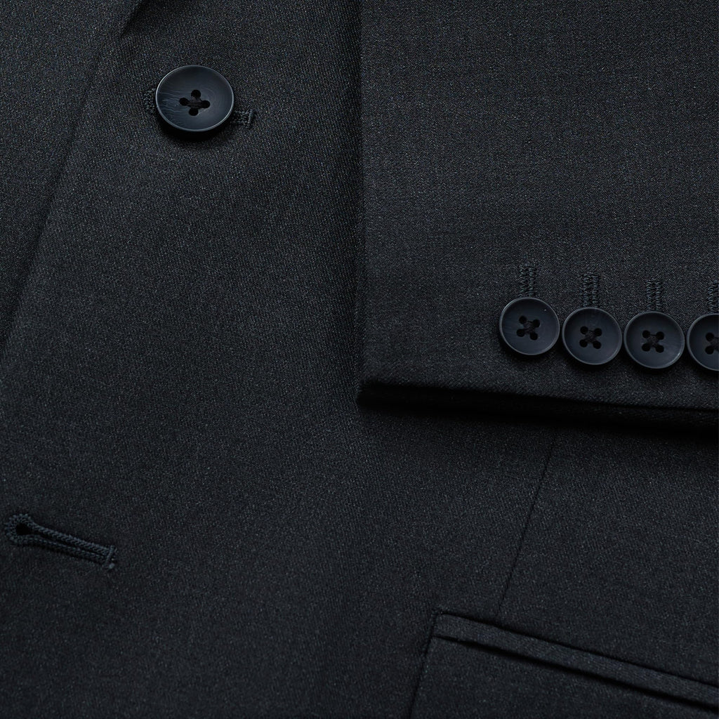 J.M. Haggar Men's Premium Performance Stretch Stria 2-Button Suit Separate Coat, Dark Heather Grey, 40R