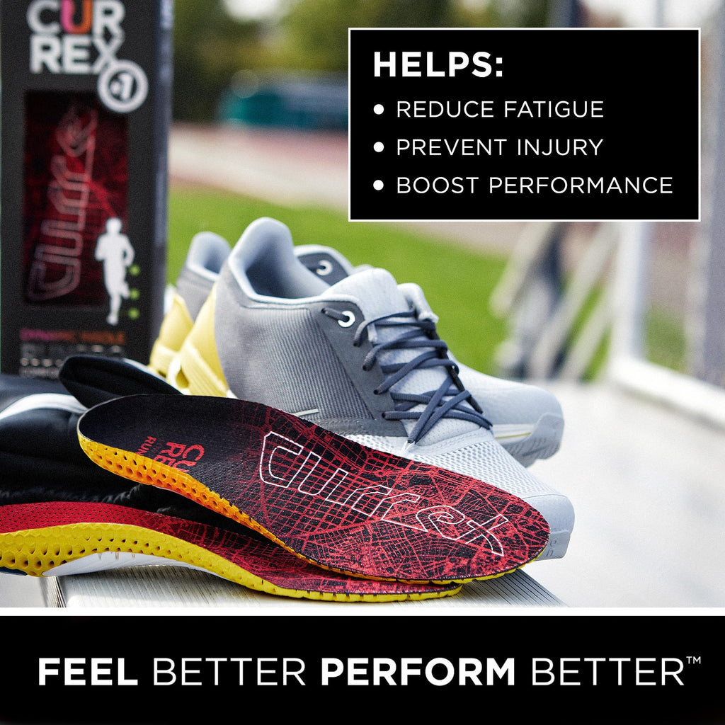 Currex Runpro Insoles for Running Shoes – Arch Support Inserts to Help Prevent Injuries & Boost Performance – Men & Women – High Arch, Small