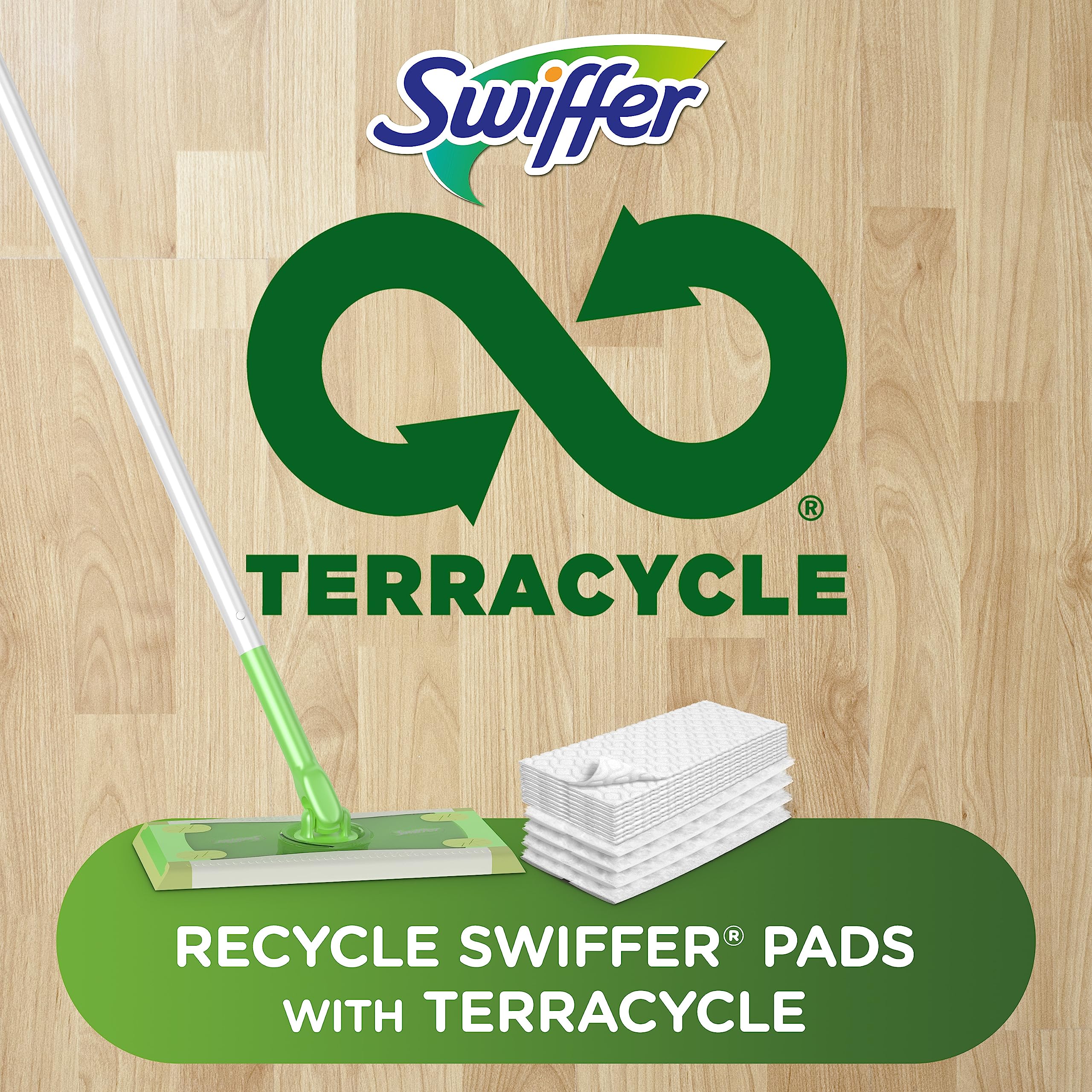 Swiffer Sweeper Heavy Duty Dry Multi-Surface Cloth Refills for Floor Sweeping and Cleaning, Unscented, 32 Count