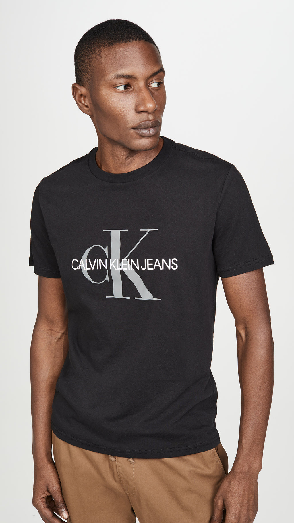 Calvin Klein Short Sleeve Monogram Logo T-Shirt