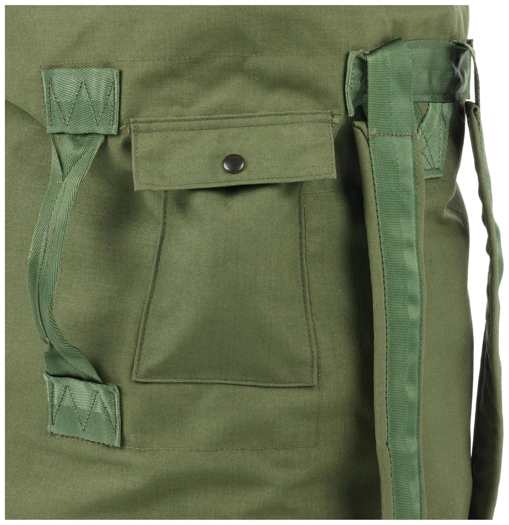 Military Outdoor Clothing Previously Issued Government Olive Drab Cordura 2 Strap Duffle Bag