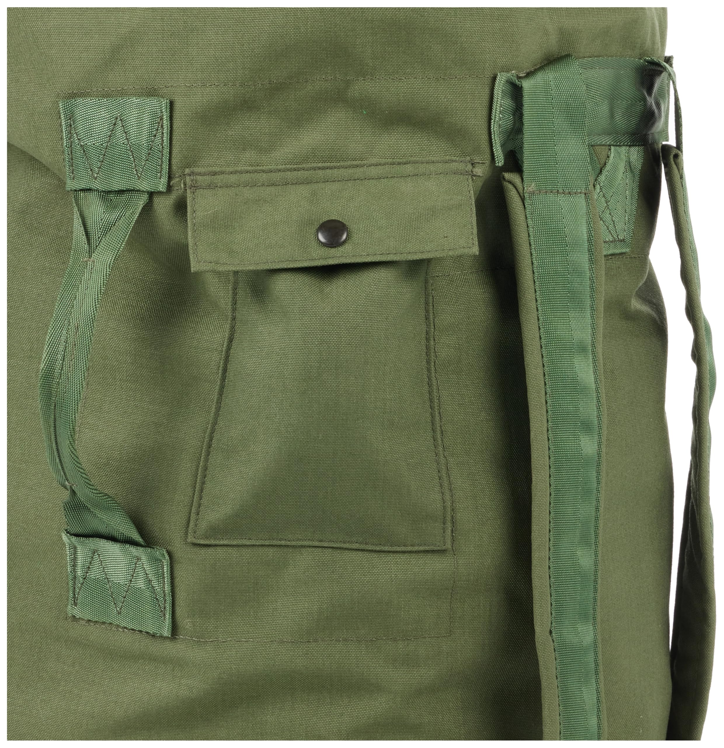 Military Outdoor Clothing Previously Issued Government Olive Drab Cordura 2 Strap Duffle Bag