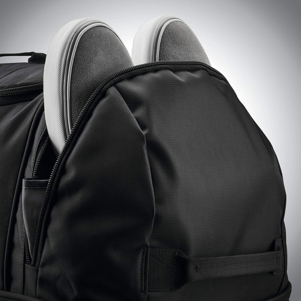 Samsonite Andante 2 Wheeled Duffel Bag – 32-Inch Durable Rolling Luggage with Inline Skate Wheels, Push-Button Handle & Spacious Compartments – Travel-Friendly and Lightweight - All Black