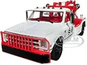 1967 Chevrolet C-30 Dually Wrecker Tow Truck ""51st Annual Indianapolis 500 Mile Race Official Truck"" Beige and Red with Red Interior 1/18 Diecast Mod