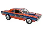 1968 Dodge Dart Super Stock ""Bob Lambeck"" Blue and Orange Limited Edition to 400 pieces Worldwide 1/18 Diecast Model Car by ACME