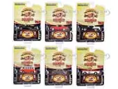""Busted Knuckle Garage"" Series 2 6 piece Set 1/64 Diecast Model Cars by Greenlight