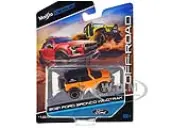 2021 Ford Bronco Wildtrak Orange Metallic with Black Top ""Off-Road"" ""Maisto Design"" Series 1/64 Diecast Model Car by Maisto