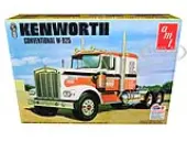 Skill 3 Model Kit Kenworth Conventional W-925 Tractor 1/25 Scale Model by AMT