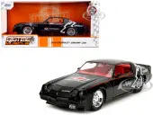 1979 Chevrolet Camaro Z28 ""Chevrolet Performance"" Black with Carbon Hood and Red Interior ""Bigtime Muscle"" Series 1/24 Diecast Model Car by Jada