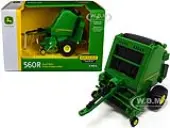 John Deere 560R Round Baler Green 1/32 Diecast Model by ERTL TOMY