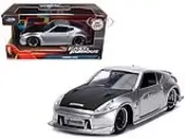 Nissan 370Z Silver with Black Hood ""Fast &amp; Furious"" Series 1/32 Diecast Model Car by Jada