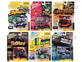 ""Street Freaks"" 2023 Set B of 6 Cars Release 2 1/64 Diecast Model Cars by Johnny Lightning