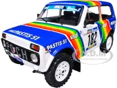 Lada Niva 182 Jean-Pierre Jabouille - Michel Sardou ""ParisDakar Rally"" (1984) ""Competition"" Series 1/18 Diecast Model Car by Solido