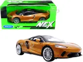McLaren GT Gold Metallic with Black Top ""NEX Models"" 1/24 Diecast Model Car by Welly