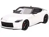 Nissan Fairlady Z Version ST 2023 Everest White RHD 1/18 Model Car by Top Speed