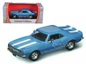 1967 Chevrolet Camaro Z-28 Blue 1/43 Diecast Model Car by Road Signature