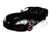 Lettys Dodge Viper SRT 10 Black ""Fast &amp; Furious"" Movie 1/24 Diecast Model Car by Jada