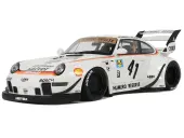 RWB Bodykit ""Kato-San"" 41 White 1/18 Model Car by GT Spirit