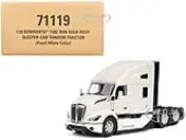 Kenworth T680 Truck Tractor Pearl White ""Transport Series"" 1/50 Diecast Model by Diecast Masters