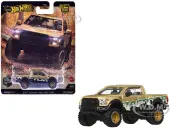 2017 Ford F-150 Raptor Pickup Truck Gold Metallic with Graphics ""HW Off Road"" Series Diecast Model Car by Hot Wheels