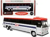 1980 MCI MC-9 Crusader II Intercity Coach Bus ""St. Johns"" ""CN Canadian National"" ""Vintage Bus &amp; Motorcoach Collection"" 1/87 (HO) Diecast Model by
