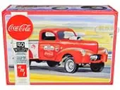 Skill 3 Model Kit 1940 Willys Gasser Pickup Truck ""Coca-Cola"" 1/25 Scale Model by AMT
