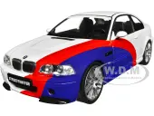 2000 BMW E46 M3 ""Streetfighter"" White with Blue and Red Graphics 1/18 Diecast Model Car by Solido