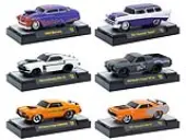 ""Ground Pounders"" 6 Cars Set Release 30 IN DISPLAY CASES Limited Edition 1/64 Diecast Model Cars by M2 Machines
