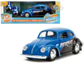 1959 Volkswagen Beetle ""Spirit3 Racing"" Blue and Black and Boxing Gloves Accessory ""Punch Buggy"" Series 1/32 Diecast Model Car by Jada