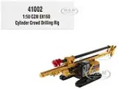 CZM EK160 Cylinder Crowd Drilling Rig Yellow ""High Line"" Series 1/50 Diecast Model by Diecast Masters