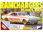 Skill 2 Model Kit Dodge Challenger Ramchargers Funny Car ""Legends of the Quarter Mile"" 1/25 Scale Model by MPC