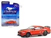 2021 Ford Mustang Mach 1 Race Red with Black Stripes ""The Drive Home to the Mustang Stampede"" Series 1 1/64 Diecast Model Car by Greenlight