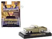1973 Chevrolet Cheyenne Super 10 Pickup Truck Gold Metallic with Graphics ""Lowriders"" Limited Edition to 7700 pieces Worldwide 1/64 Diecast Model Car