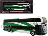 Alexander Dennis Enviro 500 Double Decker Bus ""GO Transit"" White and Green ""North American Bus &amp; Motorcoach Collection"" Limited Edition to 504 pi