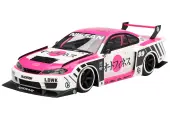 Nissan ""LB-Super Silhouette"" S15 SILVIA RHD (Right Hand Drive) 99 ""Auto Finesse - SEMA 2023"" White and Pink 1/18 Model Car by Top Speed